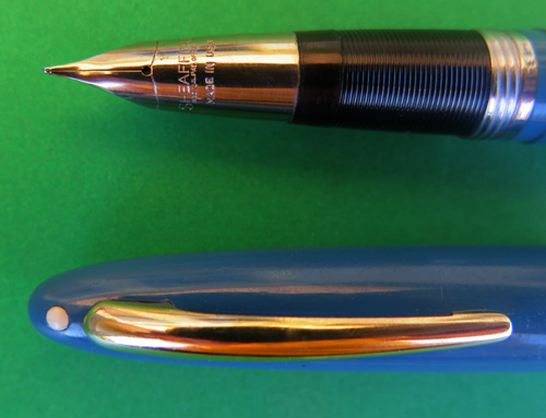 SHEAFFER STATESMAN SNORKEL, BLUE, MED/FINE